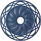 Ekena Millwork Loera Ceiling Medallion (Fits Canopies up to 6 1/4"), 26 5/8"OD x 4 1/2"ID x 1 3/8"P, Americana CM26LOAMF - alternate 1